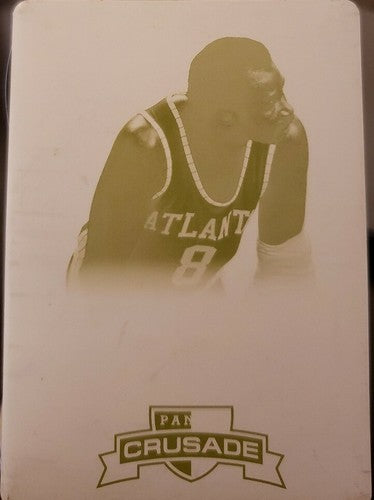 WALT BELLAMY 2012-13 National Treasures Crusade PRINTING PLATE #1/1 Hawks Bells