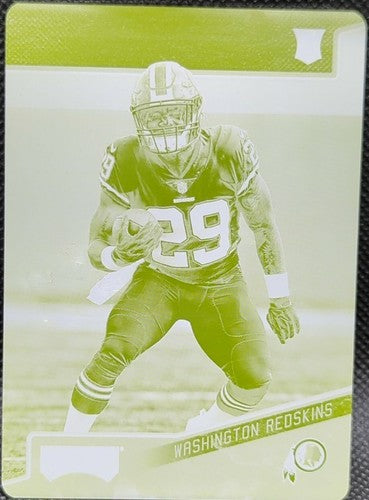 DERRIUS GUICE 2018 Panini Playoff RC PRINTING PLATE SP #1/1 Washington One of