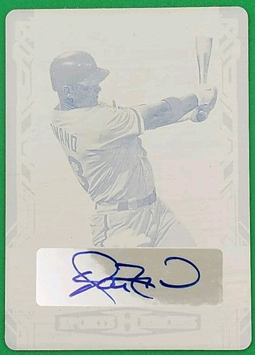 AARON ROWAND 2024 Leaf Metal Sports Heroes AUTO PRINTING PLATE SP #1/1 White Sox