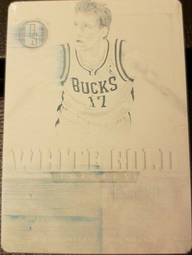 MIKE DUNLEAVY JR 2012-13 Panini Gold Standard PRINTING PLATE #1/1 Bucks Warriors
