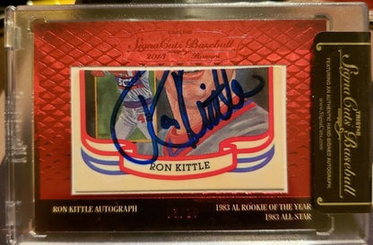 RON KITTLE 2013 Tristar SignaCuts Honors Cut AUTO SP #03/10 White Sox NY Yankees