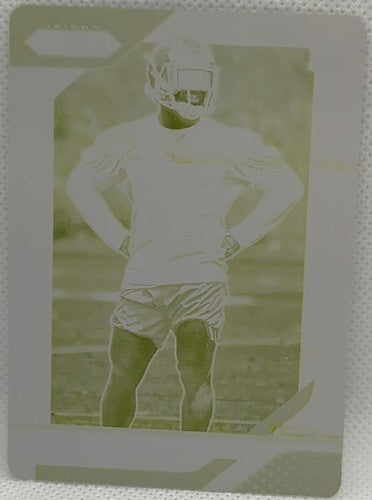 JOHN KELLY 2018 Panini Prizm RC Yellow PRINTING PLATE #1/1 Rams 2019 Patches of