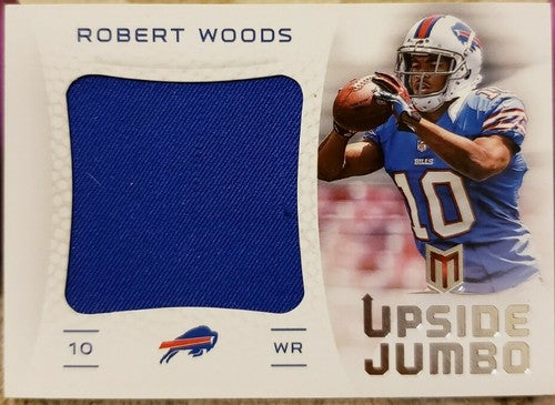 ROBERT WOODS 2013 Panini Momentum Upside Jumbo Jersey Relic SP #/299 Bills Rams