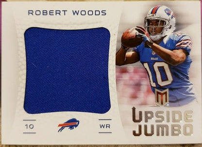 ROBERT WOODS 2013 Panini Momentum Upside Jumbo Jersey Relic SP #/299 Bills Rams
