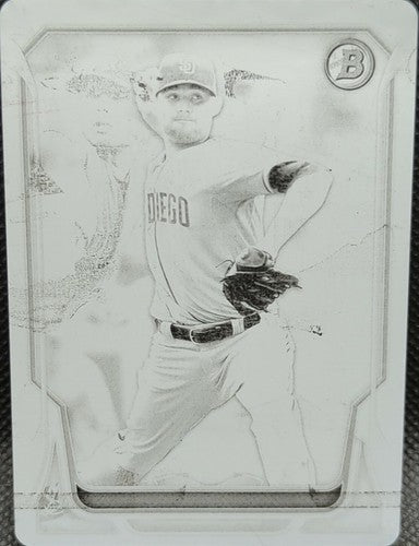 IAN KENNEDY 2014 Topps Bowman PRINTING PLATE SP #1/1 Padres Diamondbacks One of