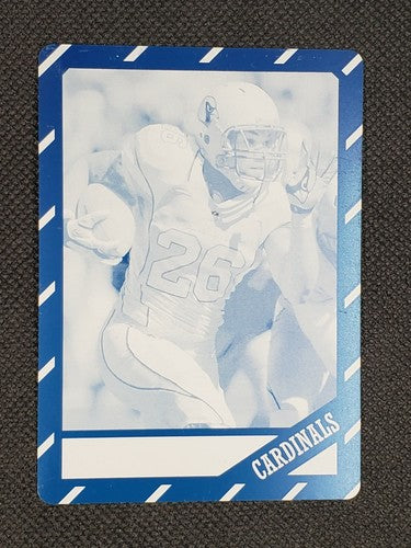 CHRIS BEANIE WELLS 2013 Topps Archives PRINTING PLATE SP #1/1 Arizona Cardinals