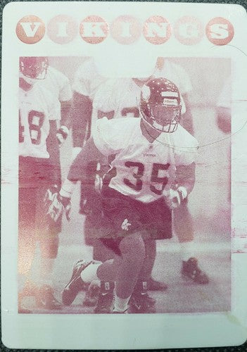 MARCUS GRIFFIN 2008 Topps NFL RC Magenta PRINTING PLATE SP #1/1 Vikings One of