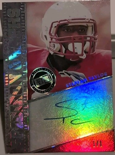 STEPFAN TAYLOR 2013 Press Pass FanFare RC AUTO MELTING SP 1/1 Cardinals Stanford