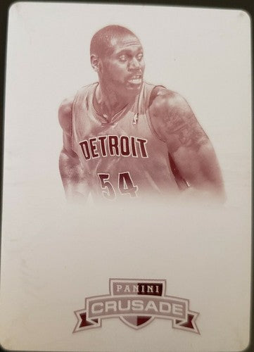 JASON MAXIELL 2012-13 National Treasures PRINTING PLATE #1/1 of 1 Crusade Piston