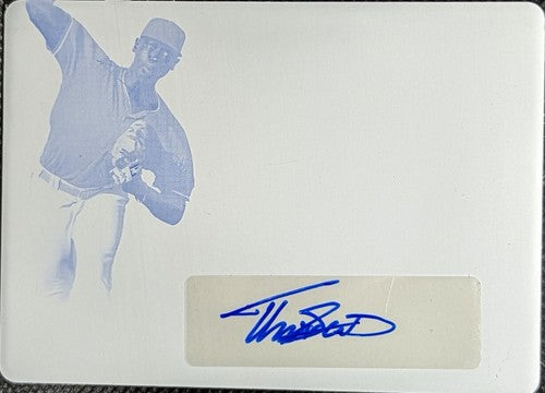 TAHNAJ THOMAS 2021 Leaf Trinity RC AUTO PRINTING PLATE SP #1/1 Pirates Guardians
