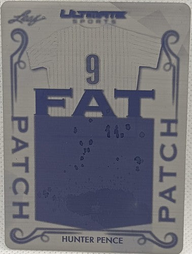 HUNTER PENCE 2021 Leaf Ultimate Sports PRINTING PLATE 1/1 Phillies Giants One of