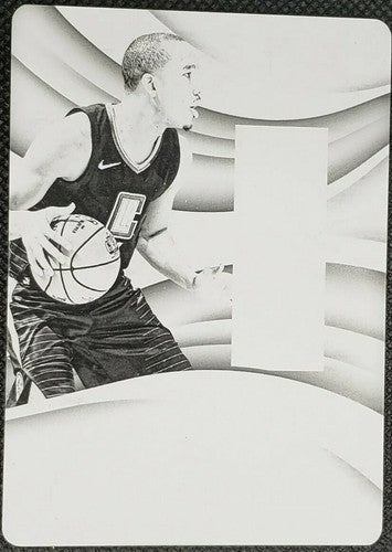 AVERY BRADLEY 2017-18 Panini Immaculate LOGOMAN PRINTING PLATE SP #1/1 Clippers