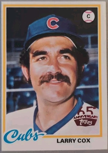 LARRY COX 2016 Topps 65th Anniversary 1978 BUYBACK RED SP Cubs Mariners Phillies