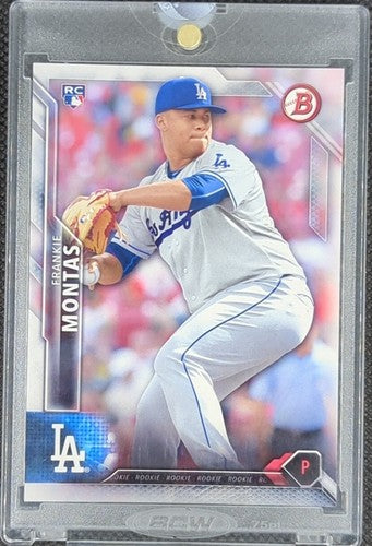FRANKIE MONTAS 2016 Topps Bowman RC Blank Back VAULT SP #1/1 Dodgers A's One of