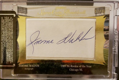 Jerome WALTON Gary PETERS 2012 Tristar SignaCuts DUAL CUT AUTO #/25 Chicago Cubs