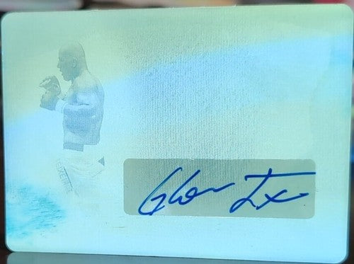 GLOVER TEIXEIRA 2022 Leaf In The Game Used Vignette AUTO PRINTING PLATE #1/1 UFC