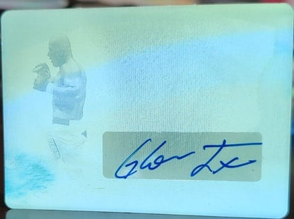 GLOVER TEIXEIRA 2022 Leaf In The Game Used Vignette AUTO PRINTING PLATE #1/1 UFC