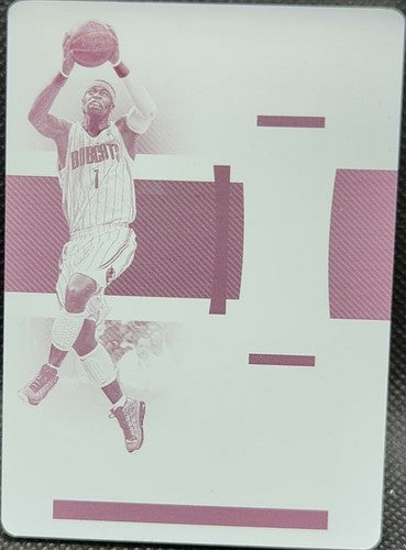 STEPHEN JACKSON 2018-19 Panini National Treasures PRINTING PLATE #1/1 Bobcats of