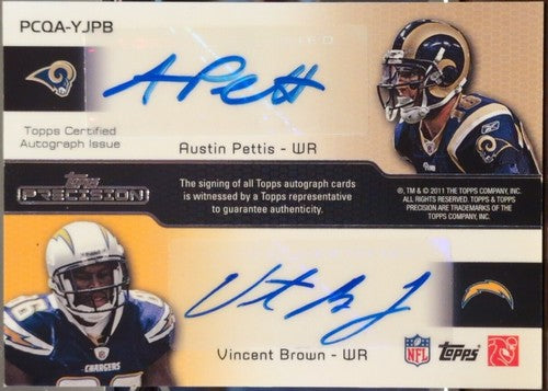 Titus YOUNG Vincent BROWN Austin PETTIS Jerrel JERNIGAN 2011 Precision QUAD AUTO