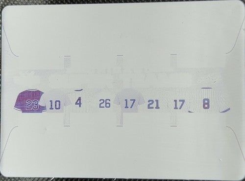 Ryne SANDBERG Kris BRYANT Andre DAWSON Sammy SOSA + 2021 PRINTING PLATE 1/1 Cubs