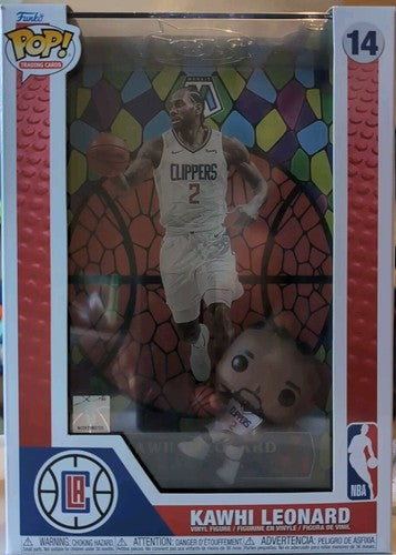 KAWHI LEONARD Panini Mosaic Funko POP! Trading Cards #14 Clippers Raptors Spurs