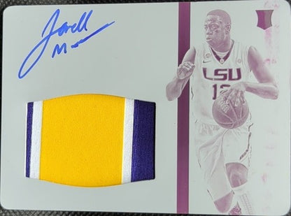 JARELL MARTIN 2015-16 Panini National Treasures AUTO PATCH PRINTING PLATE 1/1 of