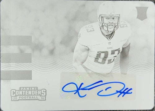 KEVIN DODD 2016 Panini Contenders RC AUTO PRINTING PLATE SP #1/1 Titans One of