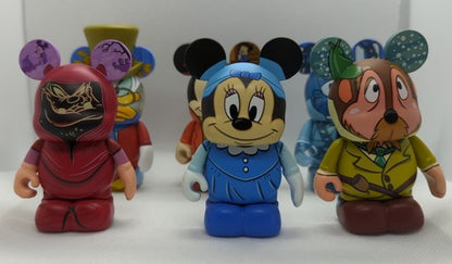 9 Disney 3" Vinylmation Mickey's Christmas Carol LOT Scrooge McDuck Goofy Ghosts