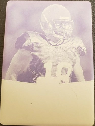 THOMAS MAYO 2012 Leaf Draft Young Stars RC PRINTING PLATE SP #1/1 Raiders Jets