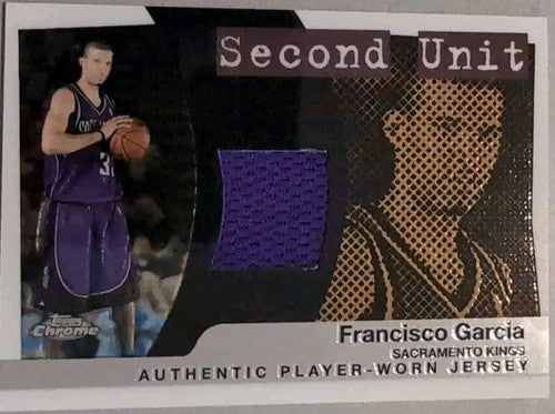 FRANCISCO GARCIA 2005-06 Topps Chrome Second Unit Used Worn JERSEY SP /400 Kings