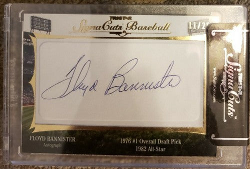 Harold BAINES Floyd BANNISTER 2012 Tristar SignaCuts DUAL AUTO SP #/25 White Sox