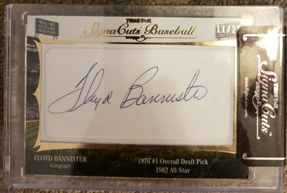 Harold BAINES Floyd BANNISTER 2012 Tristar SignaCuts DUAL AUTO SP #/25 White Sox