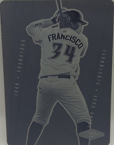 â¾ JUAN FRANCISCO 2007 Just Minors Justifiable RC PRINTING PLATE #1/1 Reds One of