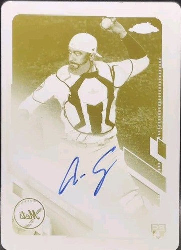 ALI SANCHEZ 2021 Topps Chrome RC AUTO PRINTING PLATE #1/1 Mets Marlins Cardinals