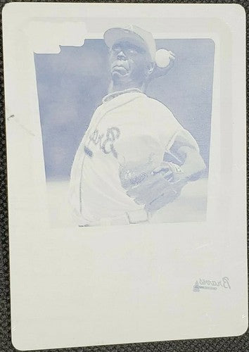 CARLOS PEREZ 2011 Topps Bowman Chrome Prospects PRINTING PLATE SP #1/1 Braves