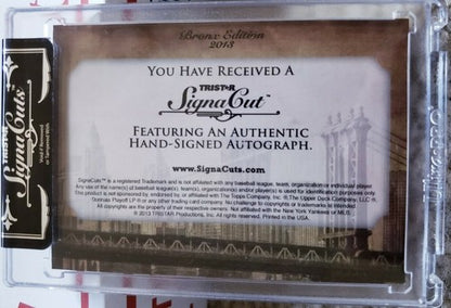 CHARLIE HAYES 2013 TriStar SignaCuts Bronx Edition Buyback CUT AUTO #/10 Yankees