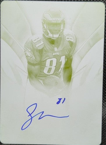 JORDAN MATTHEWS 2014 Topps Supreme RC AUTO PRINTING PLATE SP #1/1 Eagles One of