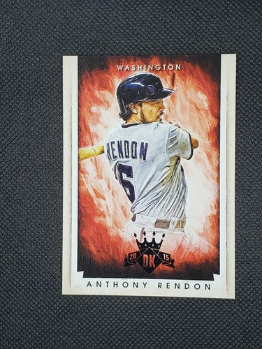 ANTHONY RENDON 2015 Panini Diamond Kings BLACK SP #1/1 Nationals Angels DK #10