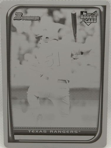 â« MAX RAMIREZ 2008 Bowman Draft Picks Prospects RC PRINTING PLATE SP 1/1 Rangers