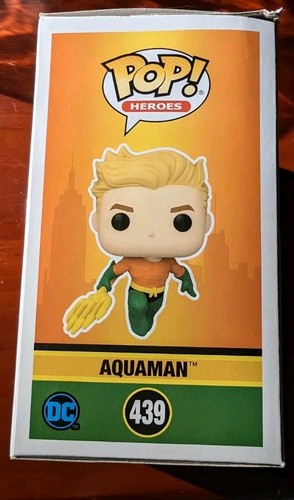 AQUAMAN Funko POP! Heroes #439 2022 Fall Convention Limited Edition DC Comics