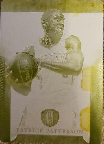 PATRICK PATTERSON 2012-13 Gold Standard PRINTING PLATE #1/1 of 1 Clippers Kings