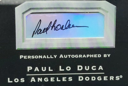 PAUL LO DUCA 2002 Absolute Memorabilia Signing Bonus NUMBER PATCH AUTO SP #01/50