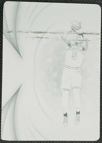 DENNIS SMITH JR. 2018-19 Panini Immaculate LOGOMAN PRINTING PLATE SP #1/1 Knicks