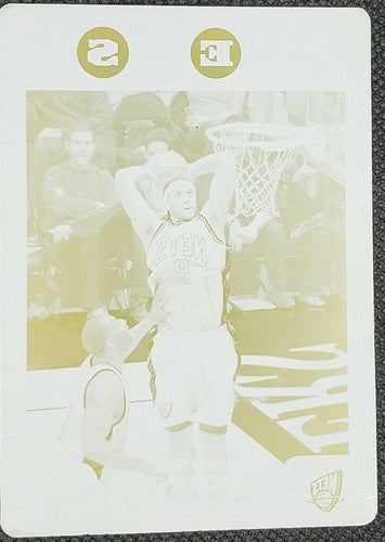 JOSH BOONE 2007-08 Topps Chrome Cyan PRINTING PLATE #1/1 New Jersey Nets One of