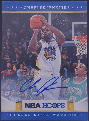 CHARLES JENKINS 2012-13 Panini NBA Hoops Basketball AUTO SP Warriors 76ers #251