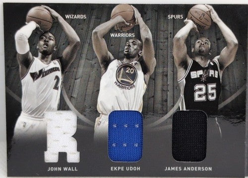John WALL Ekpe UDOH Jordan CRAWFORD ALDRICH + 2011-12 Preferred 6 Jersey BOOKLET