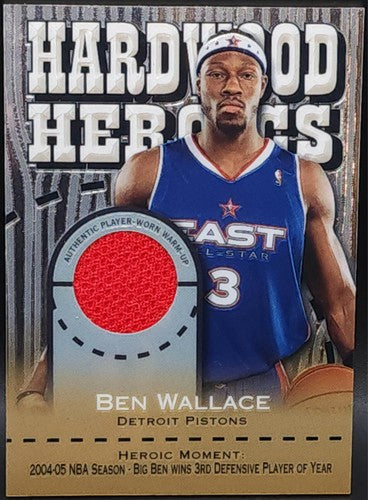 BEN WALLACE 2005-06 Topps Chrome EASTERN CONF. ALL-STAR GAME JERSEY /400 Pistons