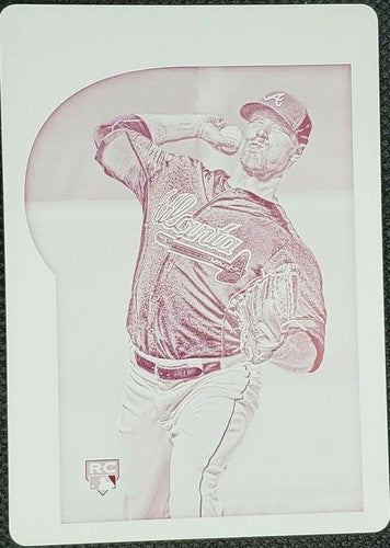 MIKE FOLTYNEWICZ 2015 Topps Gypsy Queen RC PRINTING PLATE SP #1/1 Braves Rangers