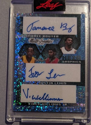 Andrew NEMBHARD Jabari WALKER Vince WILLIAMS 2022-23 Leaf Multigraphics AUTO #/7