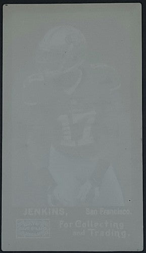 A. J. JENKINS 2013 Topps Archives Mayo Cut Plug MINI PRINTING PLATE 1/1 49ers AJ